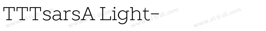 TTTsarsA Light字体转换